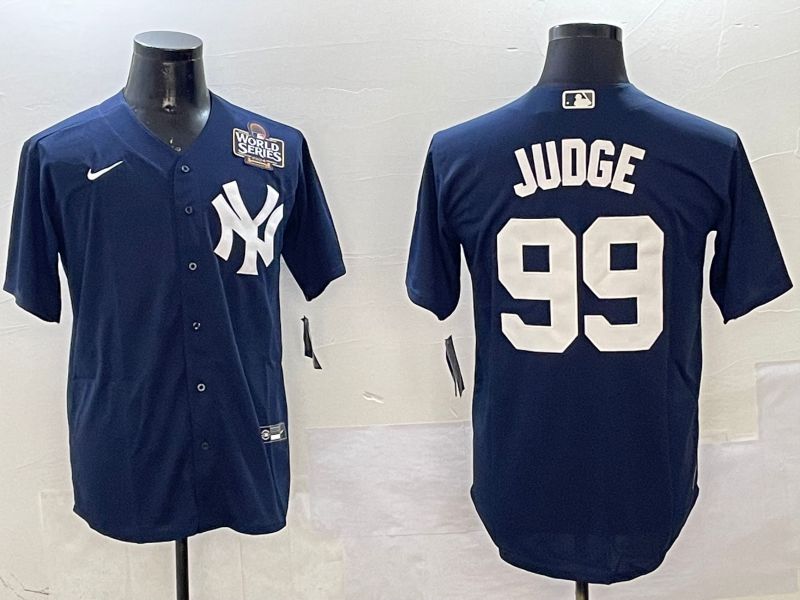 Men New York Yankees #99 Judge Drak Blue Game 2025 Nike MLB Jersey style 6->new york yankees->MLB Jersey